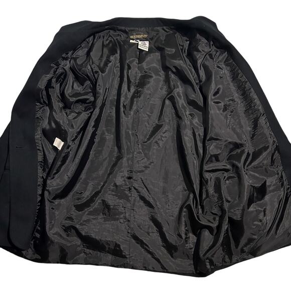 Requirements Pure New Wool One Button Black Jacket 18 - Picture 2 of 6